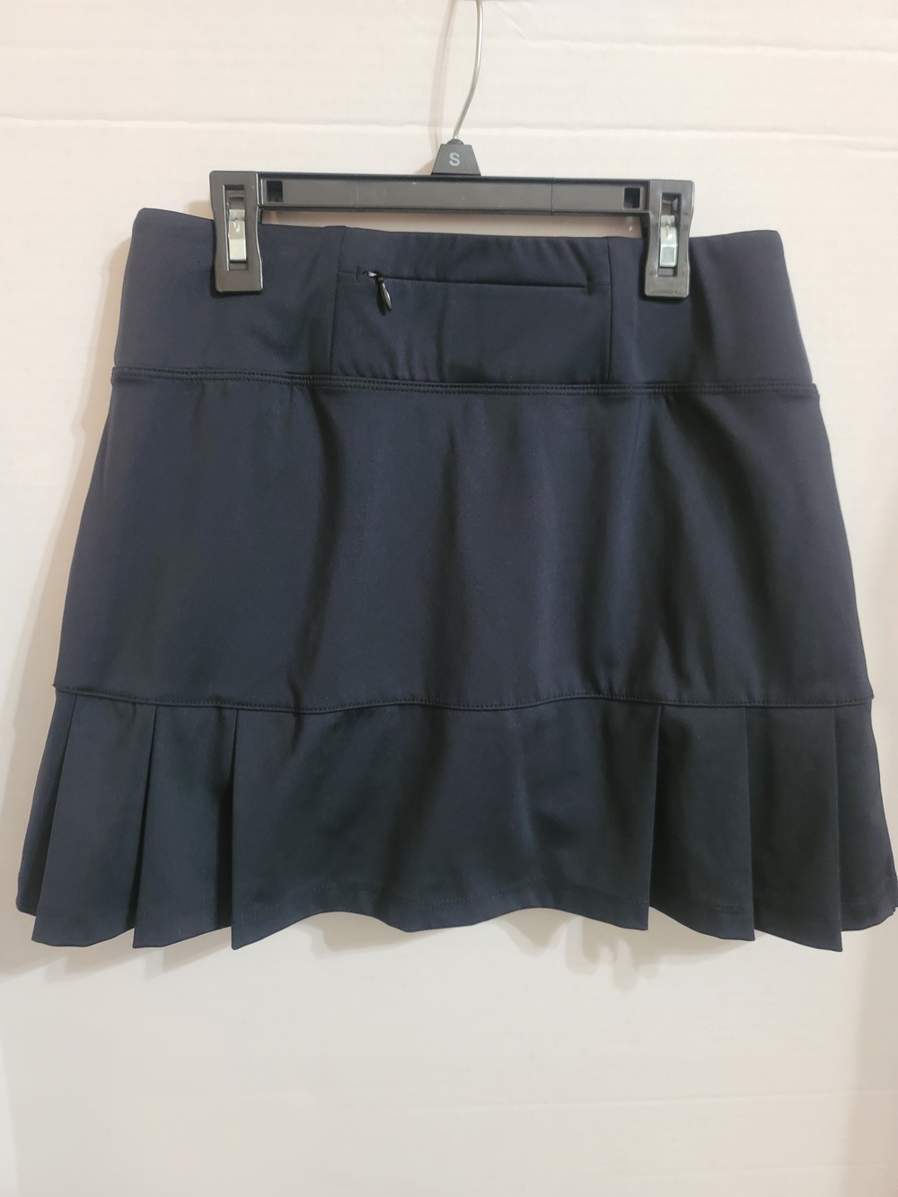 Sigrid Olsen Golf & Tennis Black Pleated Hem Mini Skort Small Shorts W/pockets - Picture 5 of 14